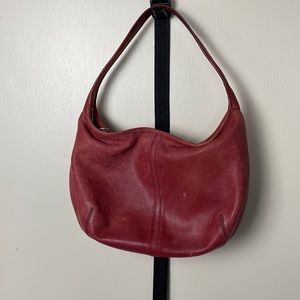 Red Coach 9219 Ergo distressed red leather bag-no dust bag/hangtag